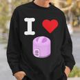 I Love 炊飯器 キッチン家電 パーフェクトメイド 食事 長袖tシャツ スウェットシャツ 彼への贈り物
