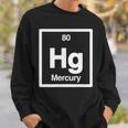 Mercury Hg 元素周期表 サイエンスギフト スウェットシャツ 彼への贈り物