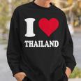 Red Heart I Love Thailand スウェットシャツ 彼への贈り物