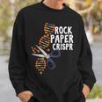 Rock Paper Crispr Dna 生物学者 遺伝子工学 スウェットシャツ 彼への贈り物