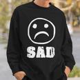 Sad 季節 愛情障害 悲しみ うつ病 エモ パンク スウェットシャツ 彼への贈り物