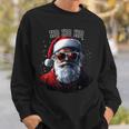 Sarkastischer Cooler Weihnachtsmann Mitonnenbrille Undchnee Weihnachten Sweatshirt Geschenke für Ihn