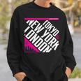 Tokyo New York London Traveling Illustration Graphic s 長袖tシャツ スウェットシャツ 彼への贈り物