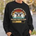 Videojuego Gaming Nivel Hermano Mayor Desbloqueado Gamer Camisa de entrenamiento Regalos para él