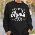 かっこいい叔母さんクラブ最高のおばさんお気に入りの叔母さんかっこいいおばさんクラブ スウェットシャツ 彼への贈り物