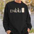 くりこ ギブミー睡眠 『Enoki』 きのこ シュール 男女兼用 グッズ スウェットシャツ 彼への贈り物