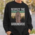 グラウンド・ホッグ Respect The Groundhog スウェットシャツ 彼への贈り物