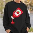 ケチャップをのせて面白いケチャップラバー スウェットシャツ 彼への贈り物