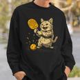 ピックルボール選手 ピックルボールの猫 長袖tシャツ スウェットシャツ 彼への贈り物