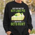 ベーカリーパイ デザート Give Me Baker Food Lover Key ライムパイ スウェットシャツ 彼への贈り物