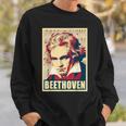 ベートーベン クラシカル音楽作曲家 レトロ スウェットシャツ 彼への贈り物