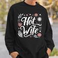 ホットワイフライフスタイルセクシーホットワイフ 長袖tシャツ スウェットシャツ 彼への贈り物