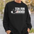 ボウラー メンズ レディース テンピン ワンスター 面白ボウリング スウェットシャツ 彼への贈り物