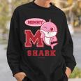 ママシャーク・レトロ・ベイシャーク・サメなかぞく・プレゼント・キッズ・メンズ・ウーマンズ スウェットシャツ 彼への贈り物
