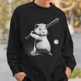 モルモット 野球 スポーツ ペット好き スウェットシャツ 彼への贈り物