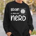 ヴィンテージ NERDファレル Brain Is Forever Nerd ギフトアイデア スウェットシャツ 彼への贈り物