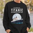 息子のための1912年のヴィンテージタイタニック航海船クルーズギフト スウェットシャツ 彼への贈り物
