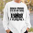 Disco Music It's In Myoul ヴィンテージ 70年代 ダンシング レトロダンス スウェットシャツ 彼への贈り物