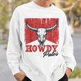 Howdy Putos Cool Retro Western Cowboy Vintage Sayings Sweatshirt Gifts for Him