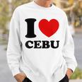 I Love Cebu フィリピン フィリピン人 スウェットシャツ 彼への贈り物