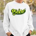 Mr Pickle ピクルス 風変わりで楽しいグラフィックピクルス スウェットシャツ 彼への贈り物