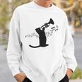 トランペット奏者猫 スウェットシャツ 彼への贈り物