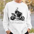 バイク オリジナル作品 タトゥーバイカーv650-Twin Cafe スウェットシャツ 彼への贈り物