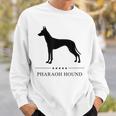 ファラオハウンド ブラック シルエット スウェットシャツ 彼への贈り物