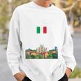 ミラノ お土産 イタリア 旅行 ミラノ バケーション イタリア国旗 スウェットシャツ 彼への贈り物
