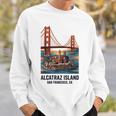 ヴィンテージ アルカトラズ島 サンフランシスコ ゴールデンゲート ベイエリア スウェットシャツ 彼への贈り物