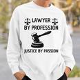 弁護士 法律 格言 法学者 デザイン 弁護士 スウェットシャツ 彼への贈り物