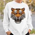 虎の肖像画 虎の恋人 野生動物 森の恋人 スウェットシャツ 彼への贈り物