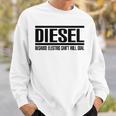 面白いディーゼルトラックtシャツ。 長袖tシャツ スウェットシャツ 彼への贈り物