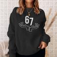 67 Six Seven Hand Gesture Meme Sweatshirt Gifts for Her