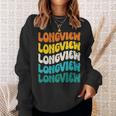 70S Longview 70年代のロングビュー 長袖tシャツ スウェットシャツ 彼女への贈り物
