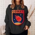 Comet コメット 宇宙 スノーボール 宇宙 トラベラー 隕石 コメット スウェットシャツ 彼女への贈り物