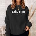 Céline Hello My Name Is ネームタグ ファーストネーム 長袖tシャツ スウェットシャツ 彼女への贈り物