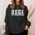 DOGE 政府効率省 Doge 長袖tシャツ スウェットシャツ 彼女への贈り物