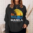 Filipina フィリピノ ヤシの木 マニラ トロピカル フィリピン スウェットシャツ 彼女への贈り物