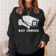 ay Cheese 監視防犯カメラ スウェットシャツ 彼女への贈り物