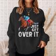 Just Get Over It 馬ショー ジャンピング乗馬 スウェットシャツ 彼女への贈り物