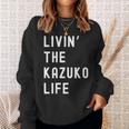 Kazuko の人生を生きている Kazuko 長袖tシャツ スウェットシャツ 彼女への贈り物