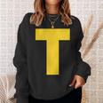 LetterGroup Costume Pretend Halloween Costume Sweatshirt Gifts for Her