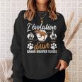 L'évolution D'un Grand Bouvieruisse Sweater e Cadeaux pour elle