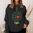 I Love Gmo ラウンドラインデザイン スウェットシャツ 彼女への贈り物