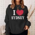 I Loveydney シドニーが大好き スウェットシャツ 彼女への贈り物