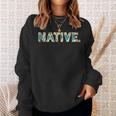 Native America ネイティブアメリカン 先住民 アンティーク調 スウェットシャツ 彼女への贈り物