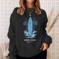 North Shore Oahu Hawaii Vintage Surf Beach Surfer Souvenir Sweatshirt Unisex Gifts for Her