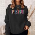 Peru Est 1821 ペルー風 ルーツ プライド ビンテージ ペルー風 スウェットシャツ 彼女への贈り物