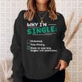 Pourquoi Jeuis Célibataire Hideux Trop Difficile Dick Est Trop Gros Tuer Quelqu'un Sweater e Cadeaux pour elle